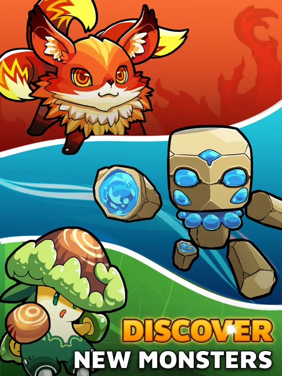 Merge Monsters: Idle RPG iPad  स्क्रीनशॉट
