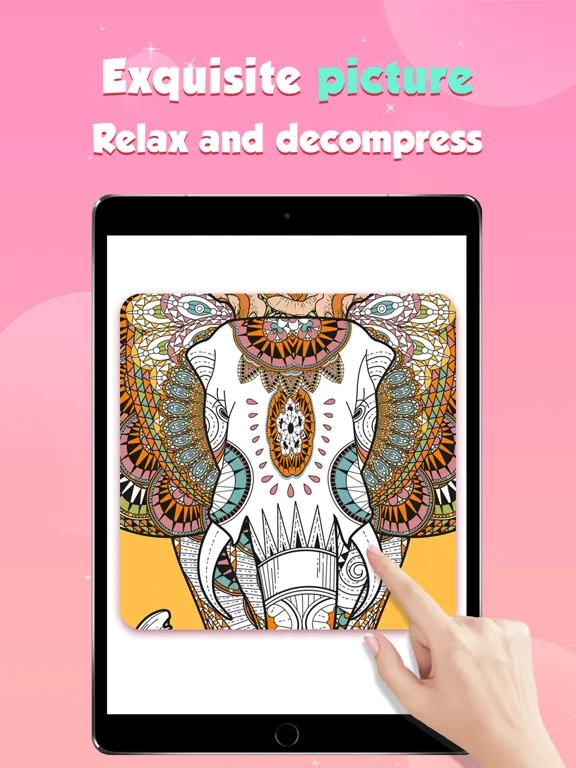 Capturas de pantalla de Painting Book -Color by Number iPad 
