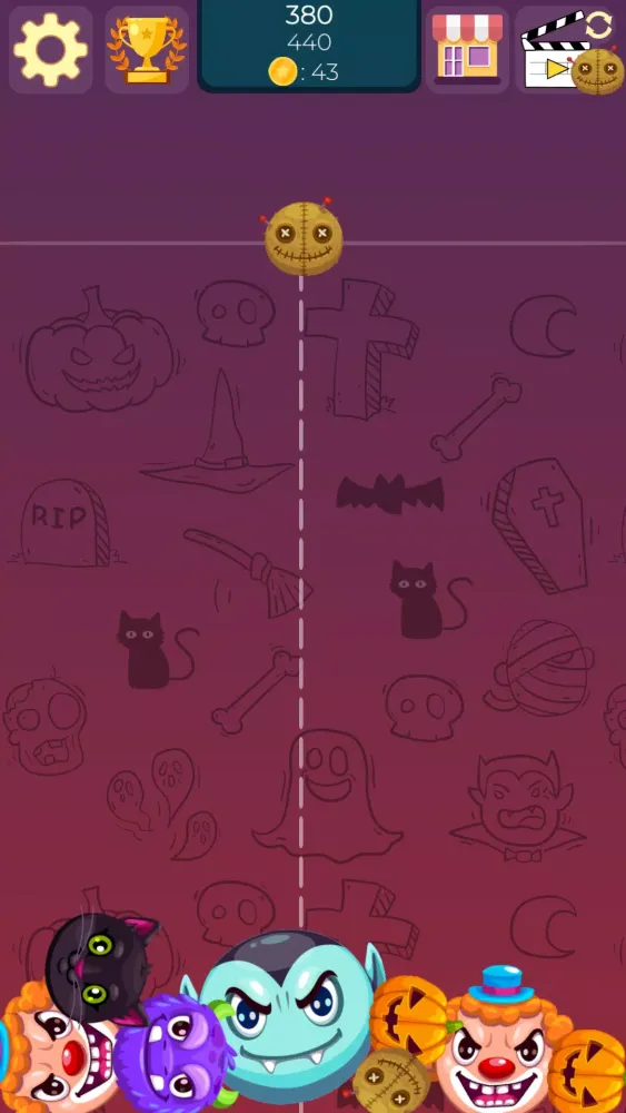 Capturas de pantalla de Halloween monsters merge