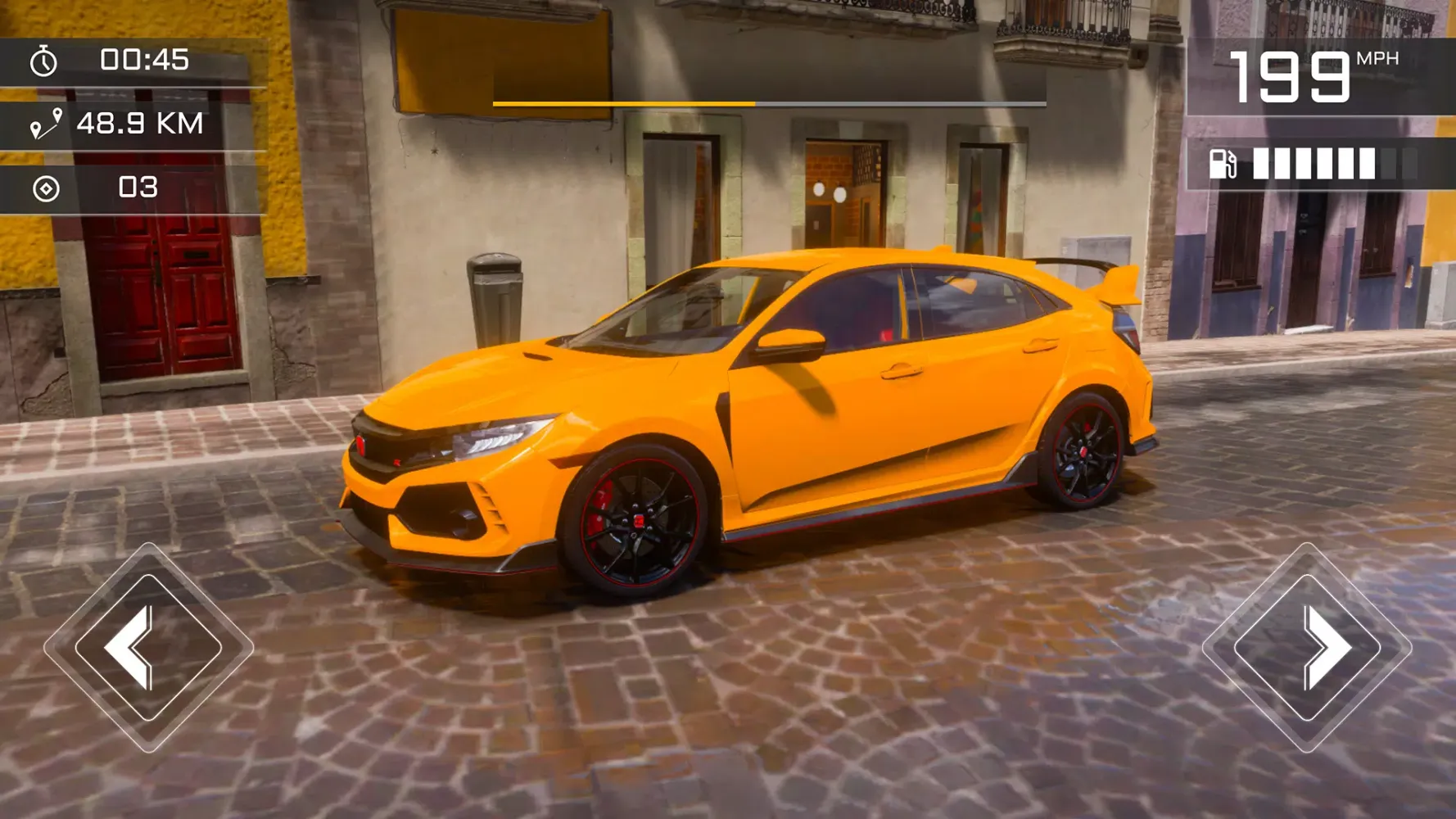 Tangkapan skrin Drift Honda Civic Simulator