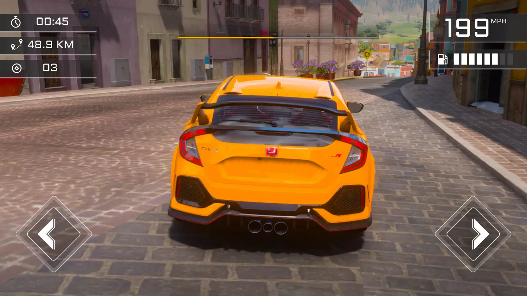 Tangkapan skrin Drift Honda Civic Simulator