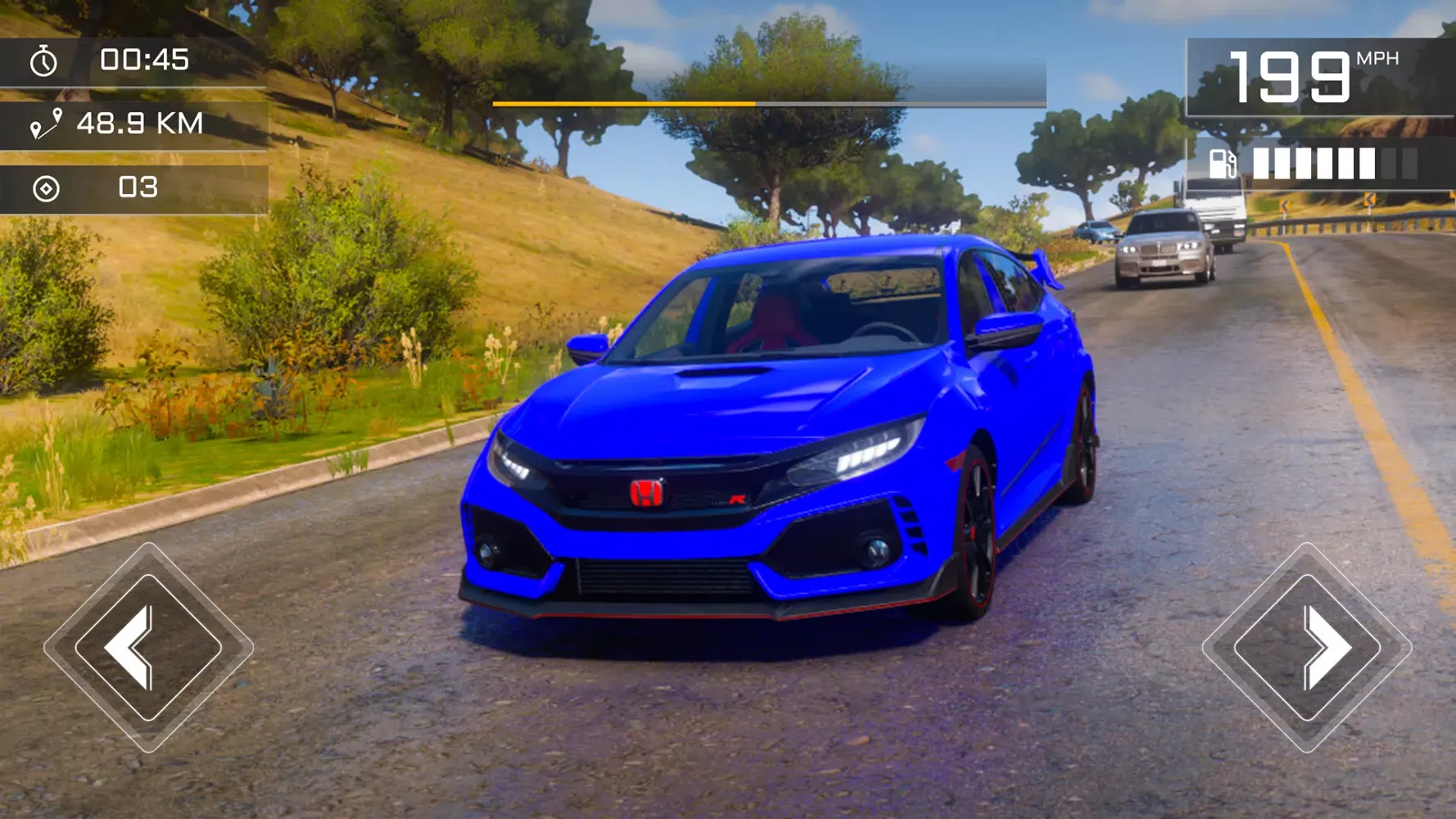Tangkapan skrin Drift Honda Civic Simulator