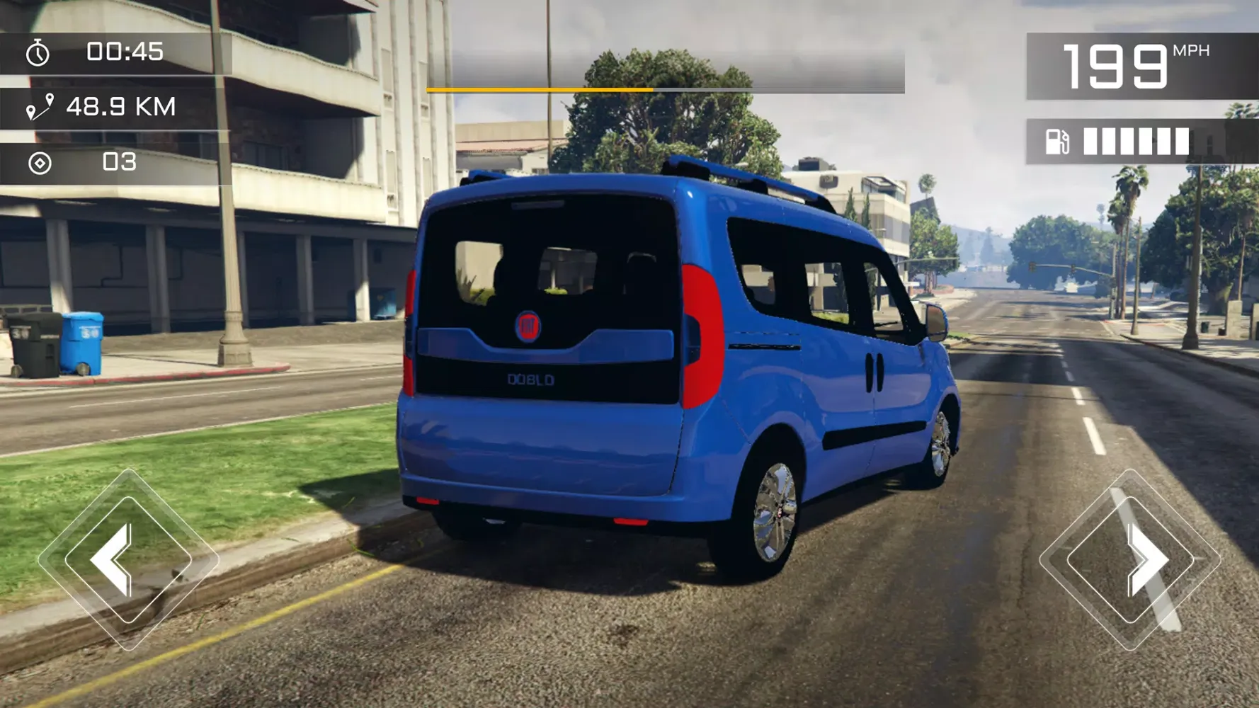 Zrzuty ekranu Fiat Doblo Driving Simulator