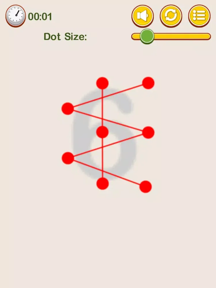 Tangled Dots - don't cross the line iPad  스크린샷