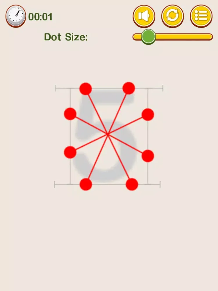 Tangled Dots - don't cross the line iPad  스크린샷