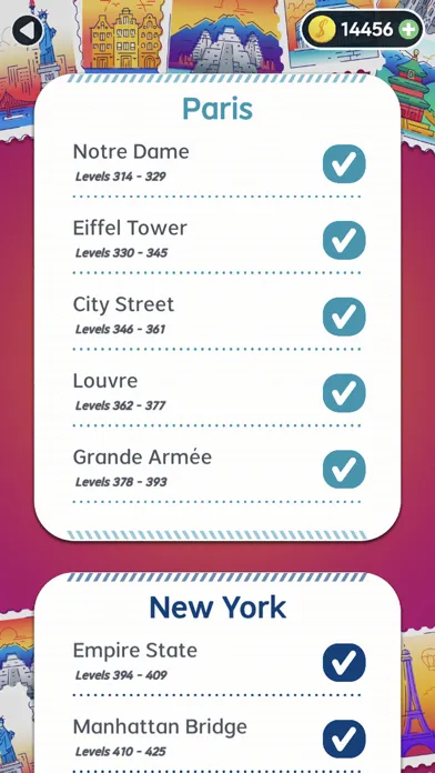 Capturas de tela do Word Swipe Connect World Tour