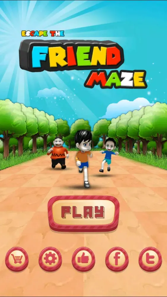Capturas de tela do Friend Maze