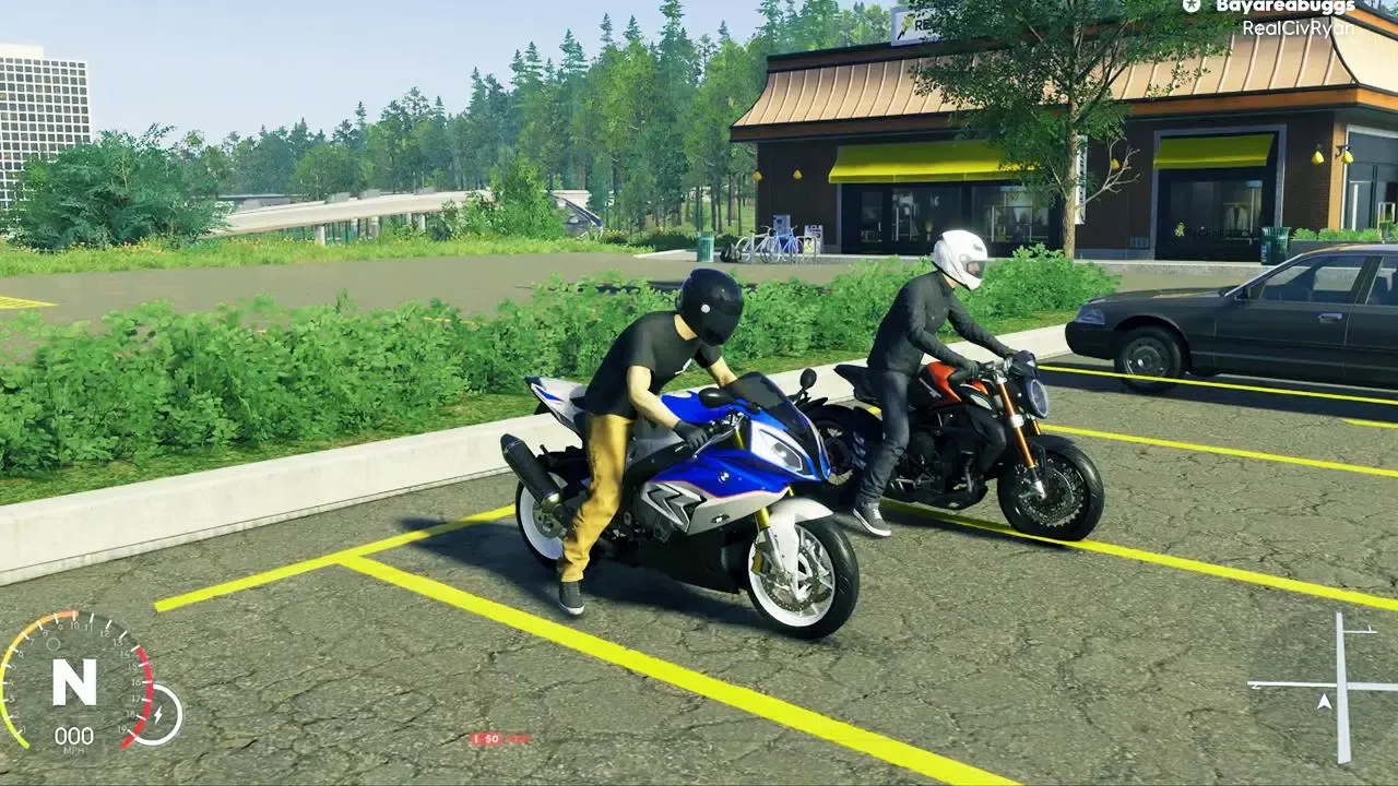 Zrzuty ekranu Highway Traffic Bike