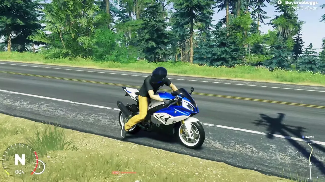 Zrzuty ekranu Highway Traffic Bike