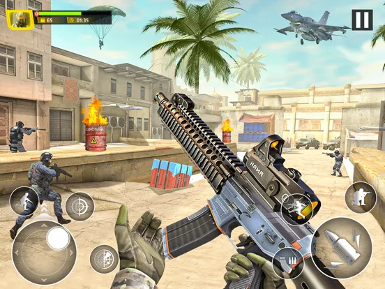 FPS Gun Shooting: War Games 3D iPad 应用截图