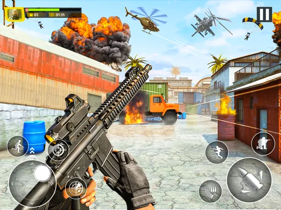 FPS Gun Shooting: War Games 3D iPad 应用截图