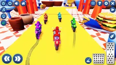 Superhero Bike Tabletop Racing Screenshots