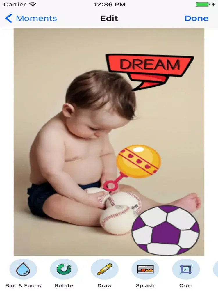 Baby Photo Editor iPad  Screenshots