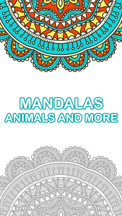 mandala coloring book - free adult colors therapy Ekran Görüntüleri