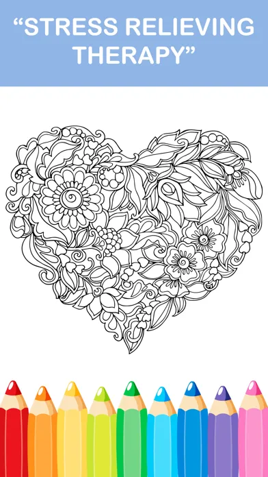 mandala coloring book - free adult colors therapy Ekran Görüntüleri