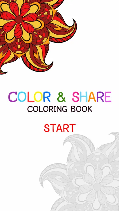 Screenshot di Adult Coloring Book - Free Mandala Color Therapy & Stress Relieving Pages for Adults 2