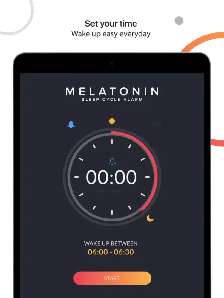 Melatonin - Sleep Cycle Alarm iPad  Screenshots