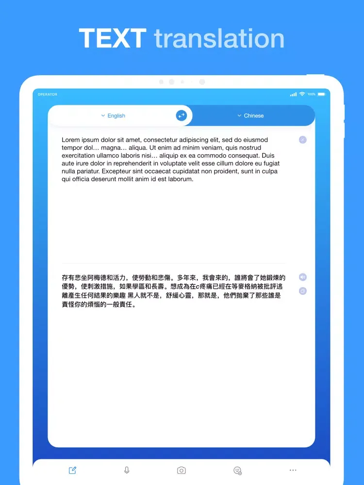 Tangkapan layar Trip Translator Pro iPad 