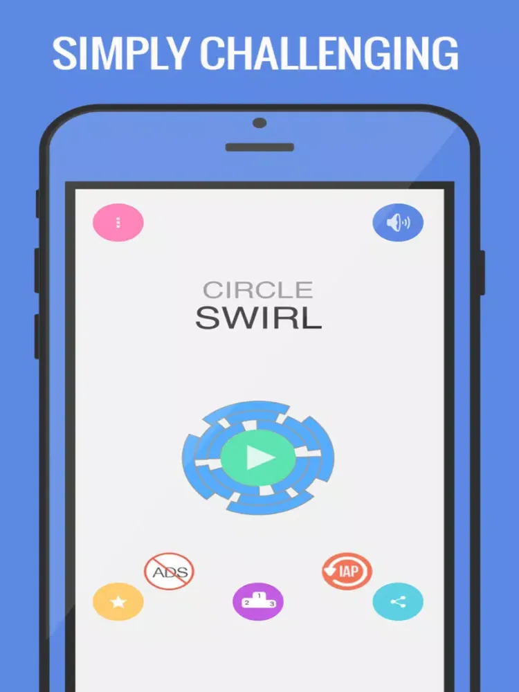 Circle Swirl iPad  স্ক্রিনশট