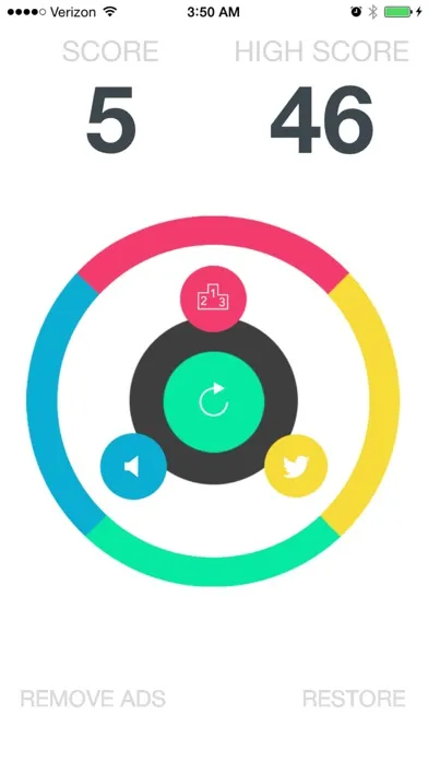 Capturas de tela do Circle Twister