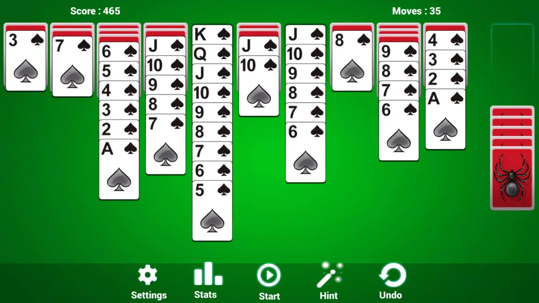 Spider Solitaire Card Classic Screenshots