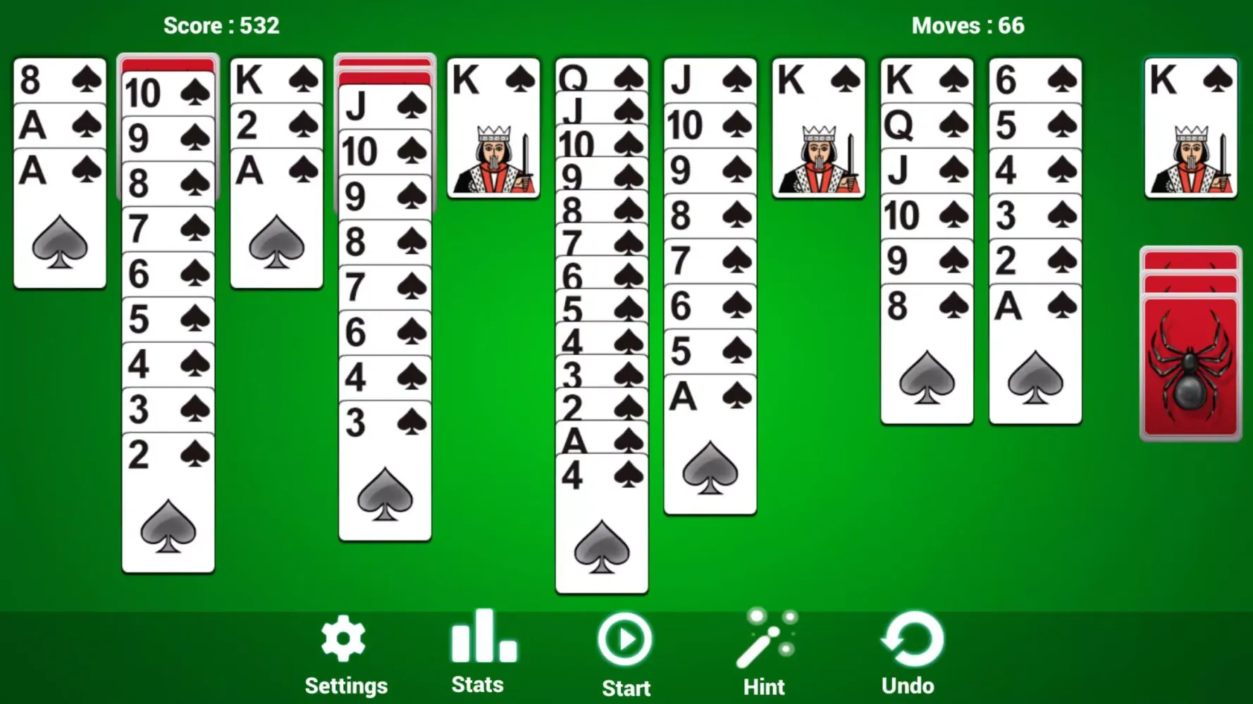 Spider Solitaire Card Classic Screenshots