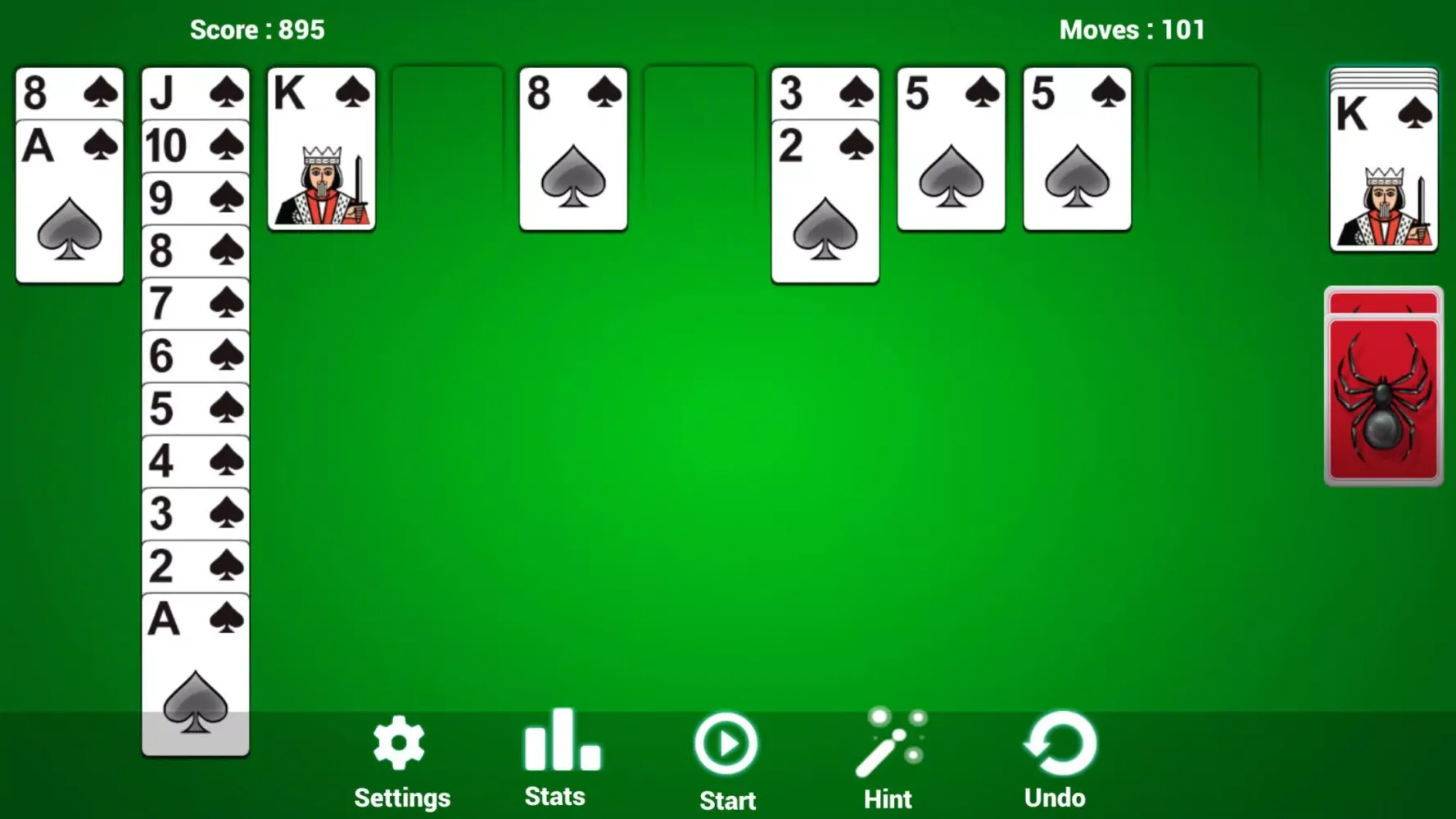 Spider Solitaire Card Classic Screenshots