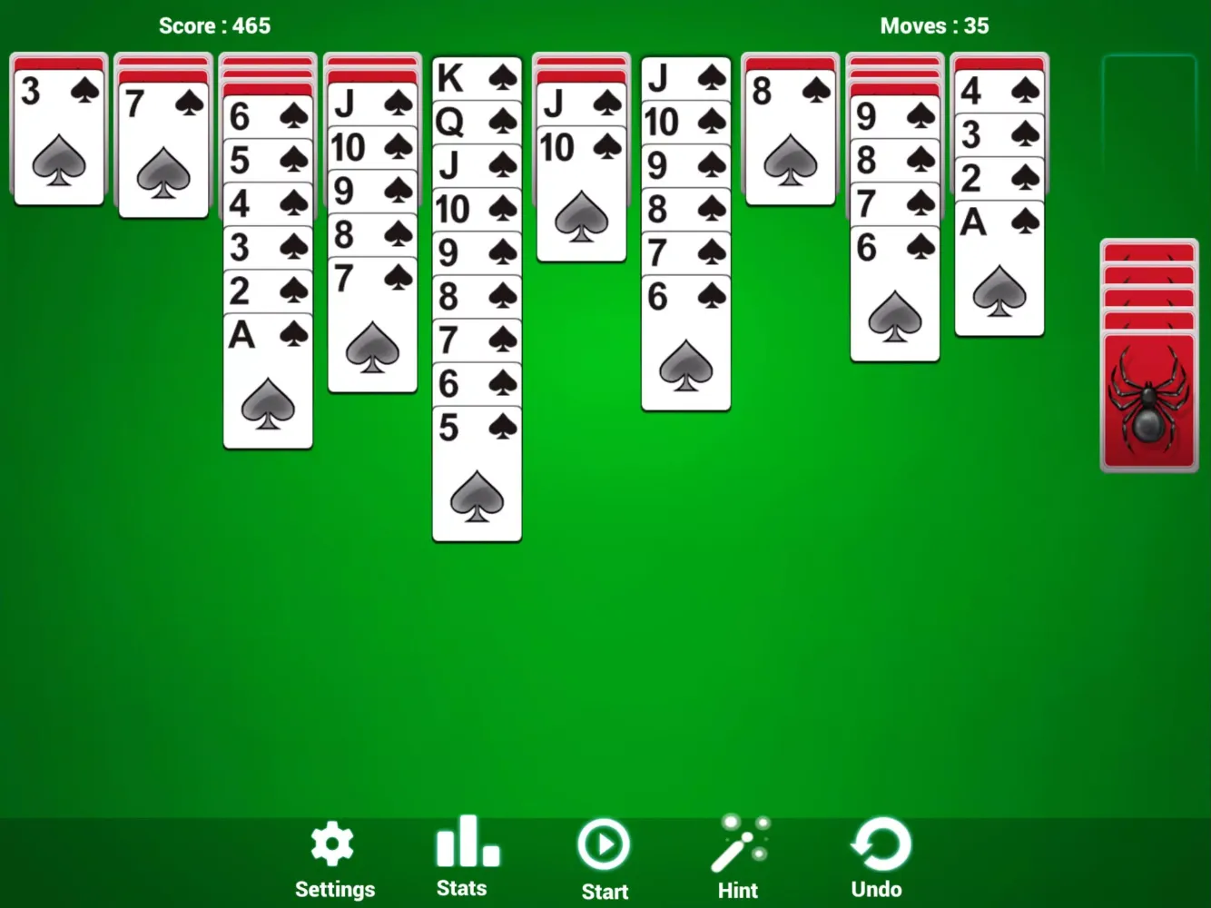 Spider Solitaire Card Classic Screenshots