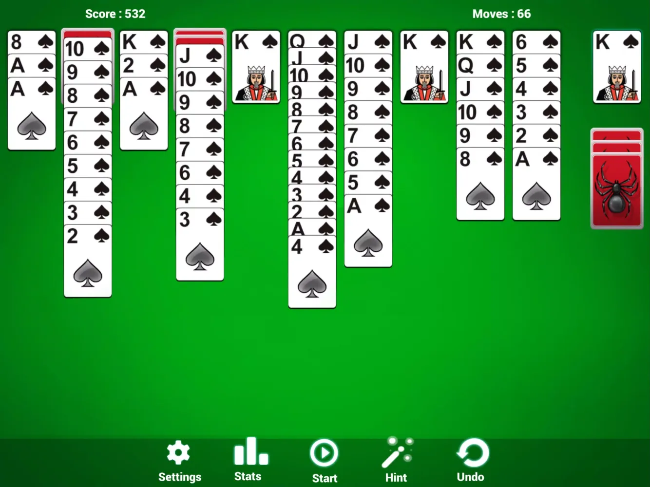 Spider Solitaire Card Classic Screenshots