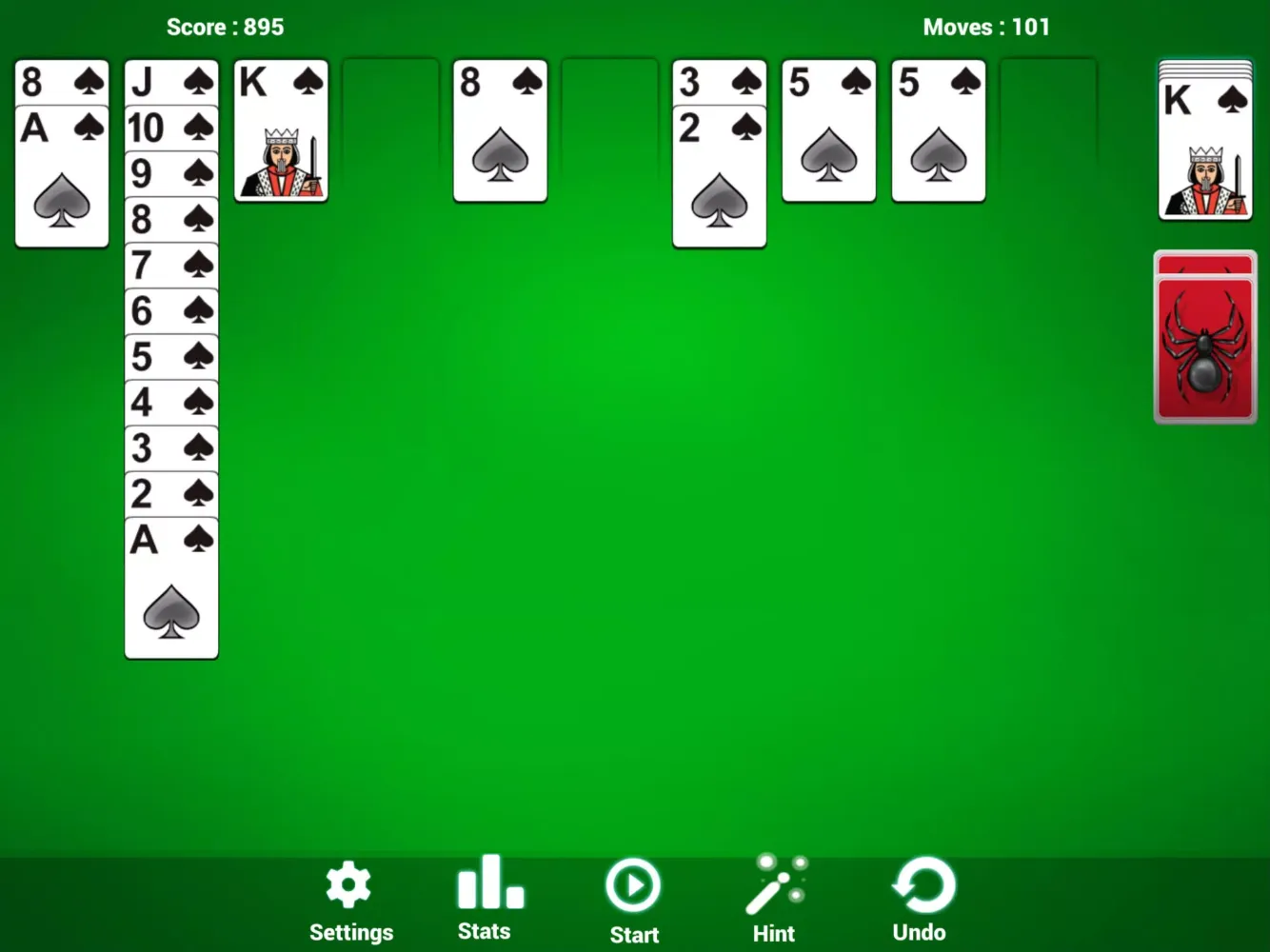 Spider Solitaire Card Classic Screenshots