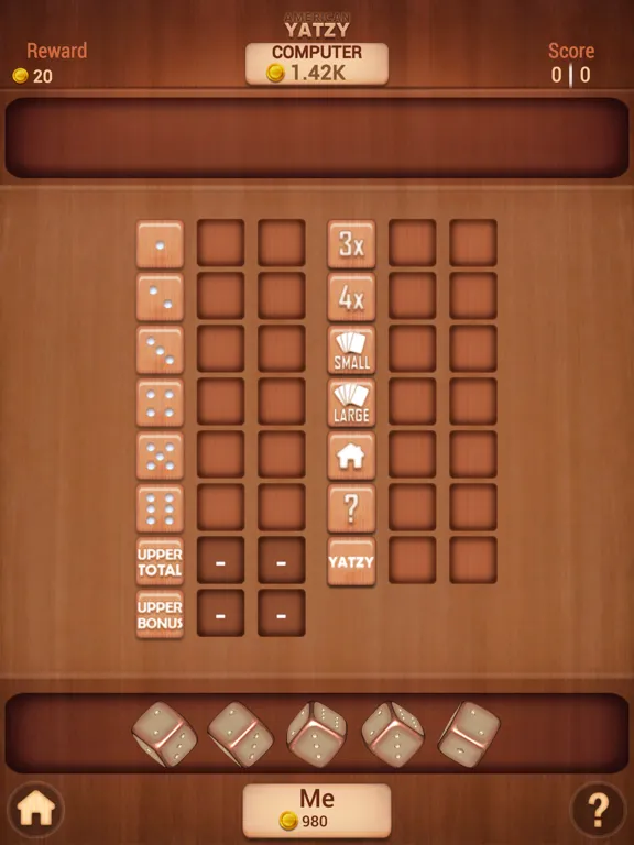 ภาพหน้าจอของ Yatzy Classic Dice Board fun iPad 