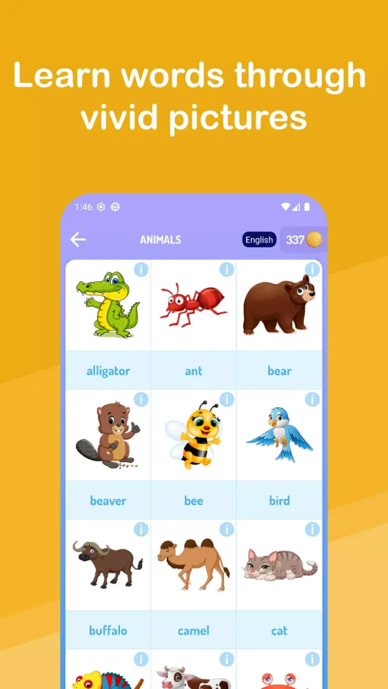 Скриншоты English for kids