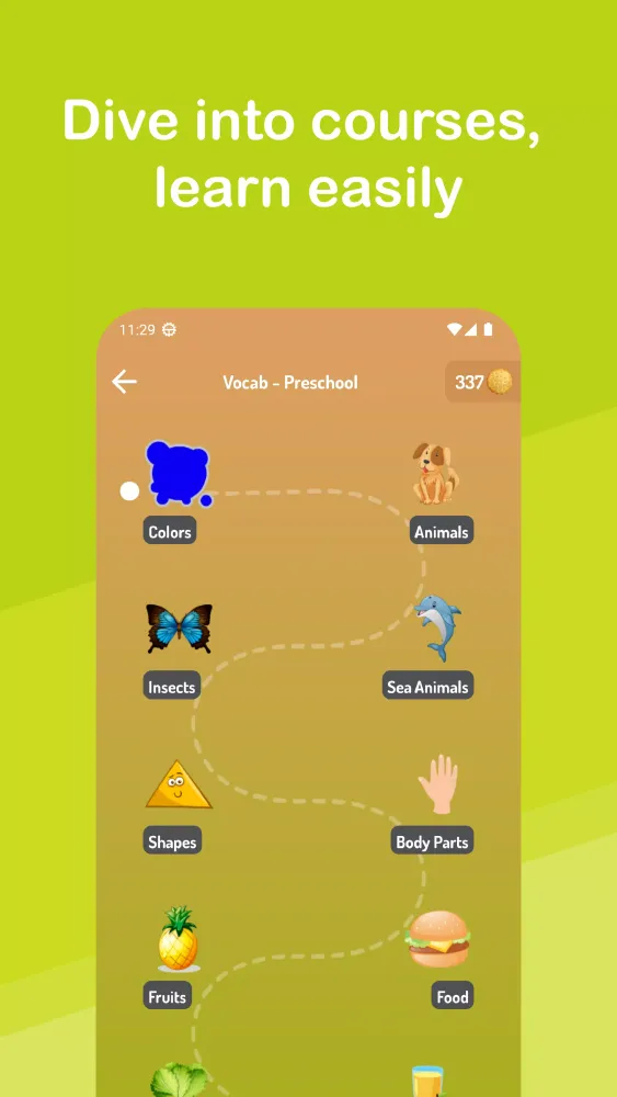 Скриншоты English for kids