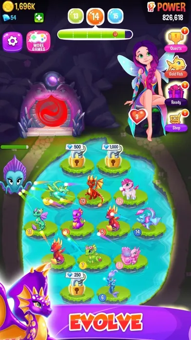 Dragon Wonderland - Merge Idle应用截图