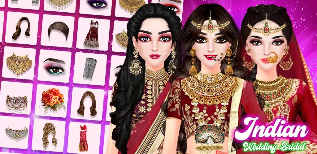 Bridal Makeup: Dress Up Game Screenshots