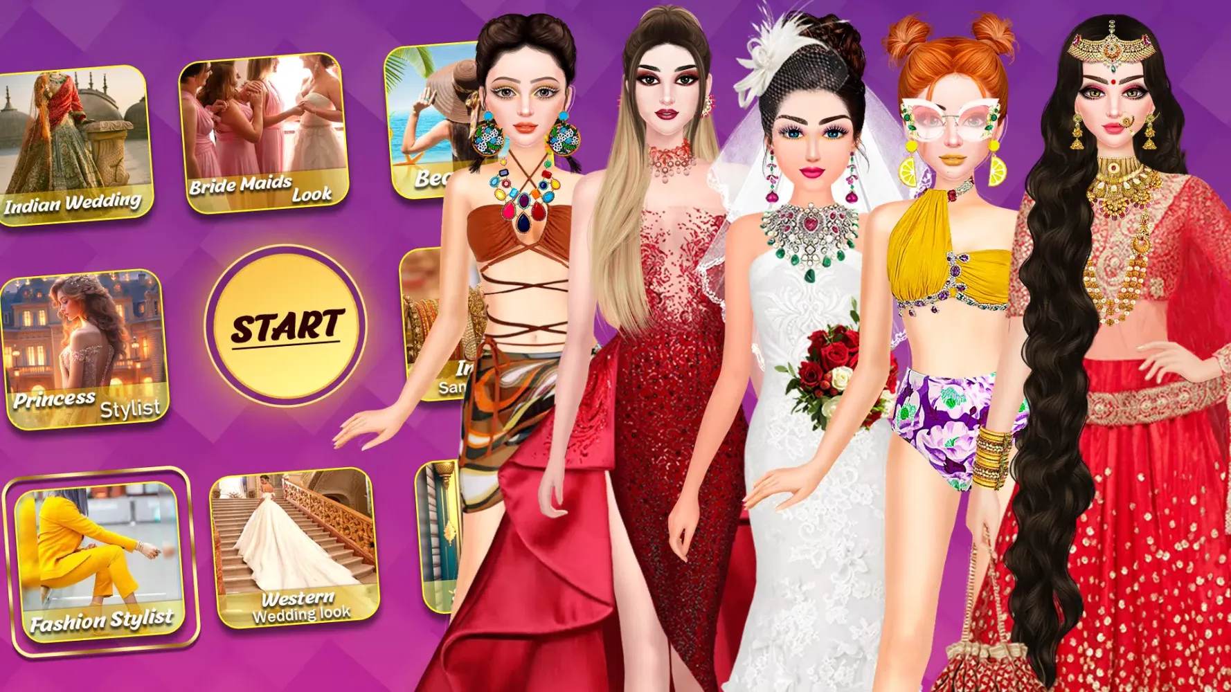 Bridal Makeup: Wedding Dressup Screenshots