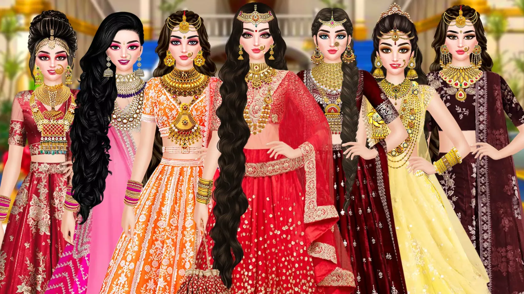 Bridal Makeup: Wedding Dressup Screenshots
