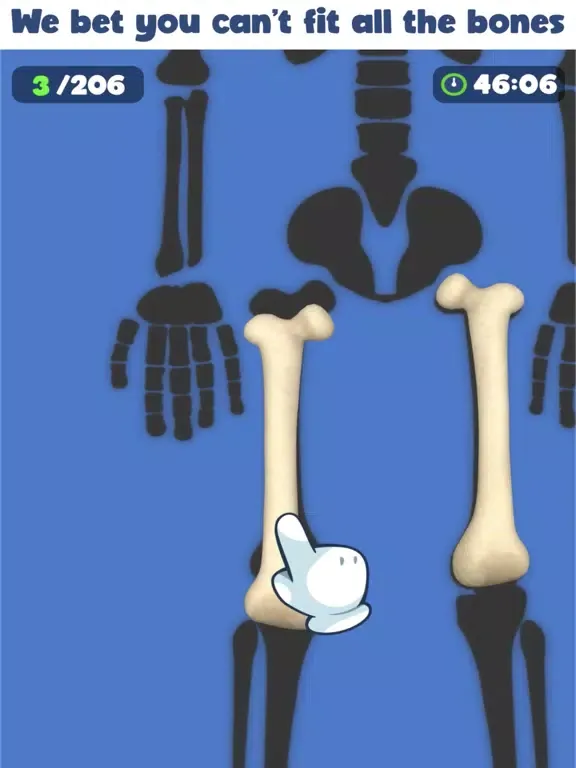 Screenshot di Bones Match 3D iPad 