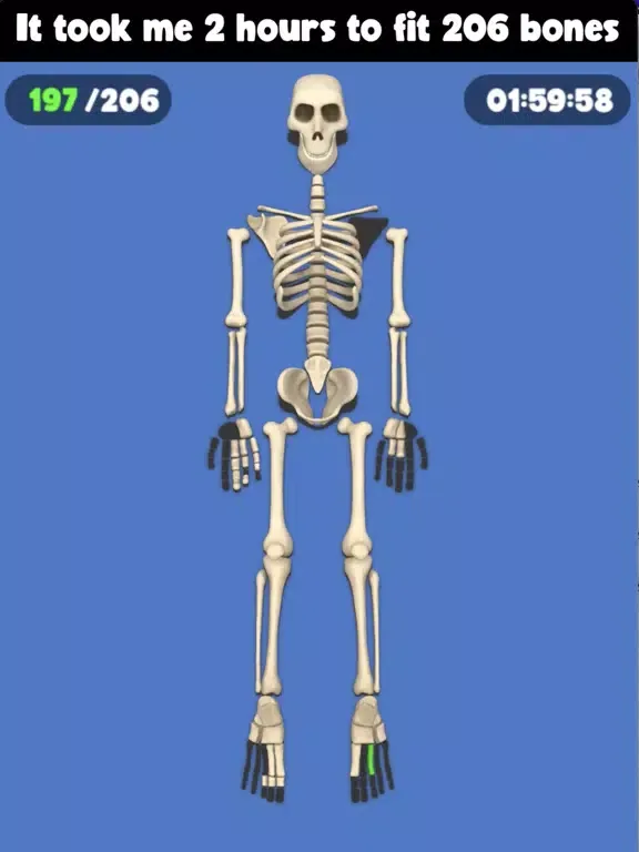 Screenshot di Bones Match 3D iPad 