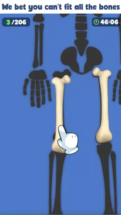 Screenshot di Bones Match 3D