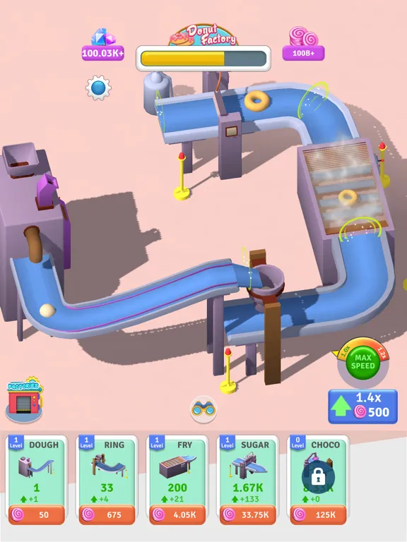 Idle Factories ! iPad  स्क्रीनशॉट