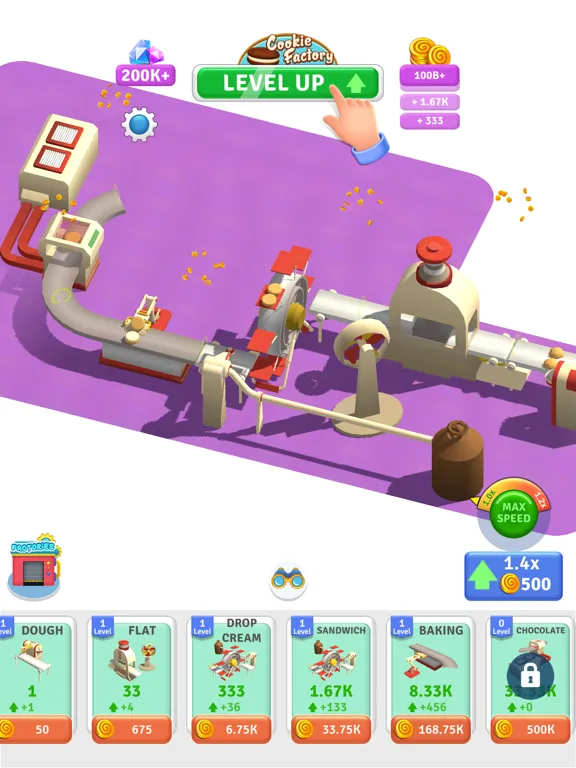 Idle Factories ! iPad  स्क्रीनशॉट