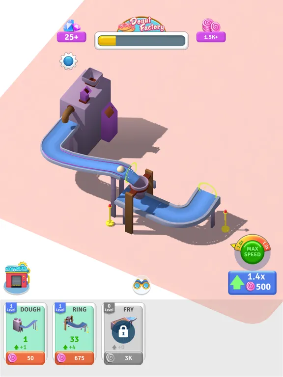 Idle Factories ! iPad  स्क्रीनशॉट