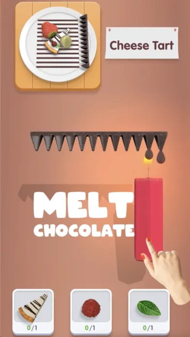 Capturas de tela do Gourmet_Puzzle
