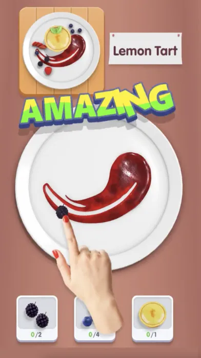Capturas de tela do Gourmet_Puzzle
