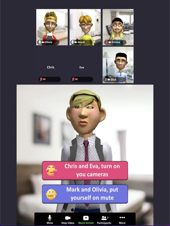 Capturas de tela do Online Classes ! iPad 