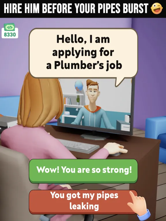 Online Interview iPad Screenshots