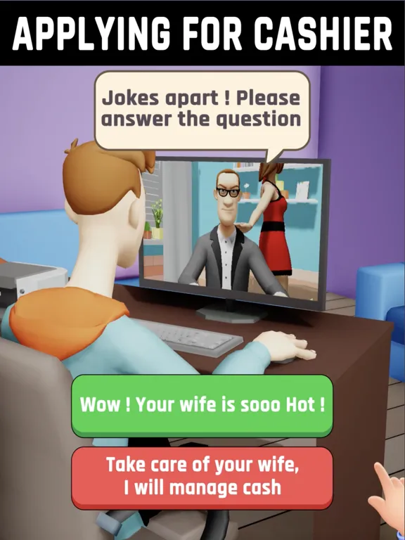 Online Interview iPad Screenshots