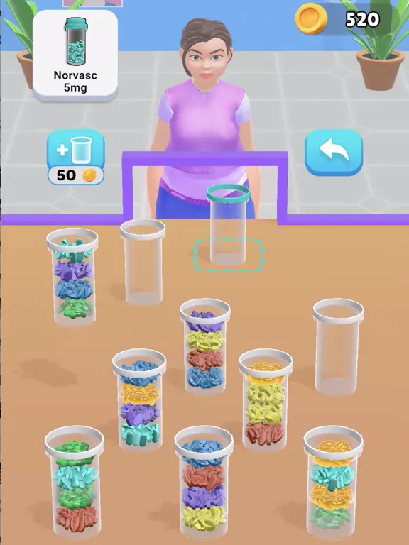 Pills Sort ! iPad  Screenshots