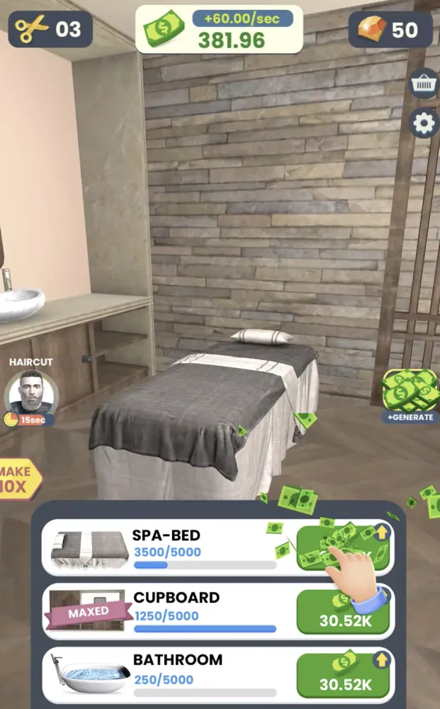 Fade Haircut Master 3D Barber应用截图